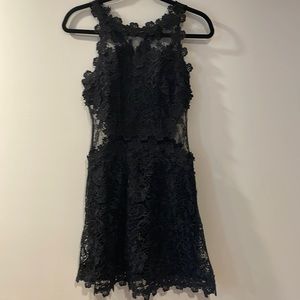 Super sexy and classy black lace dress